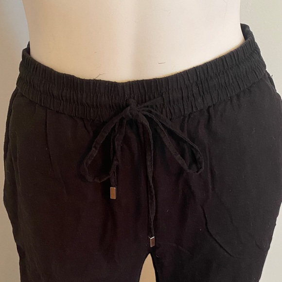{ZARA} Linen Drawstring Pants - Picture 2 of 4